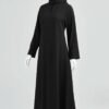 Basic A-Line Abaya (Standard Silhouette) by ZEEFAH Clothing and Tailoring in Islamabad (4)