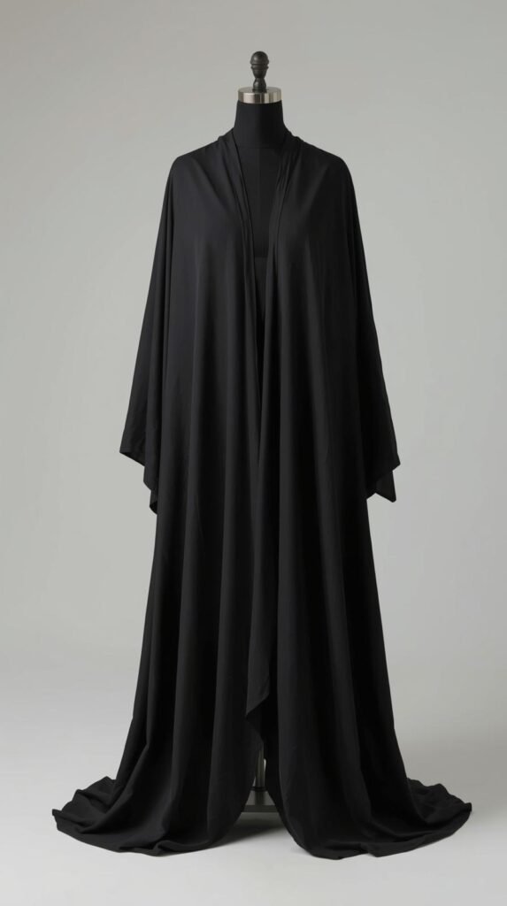 Kaftan Style Abaya (Loose & Flowy) by ZEEFAH Clothing and Tailoring in Islamabad