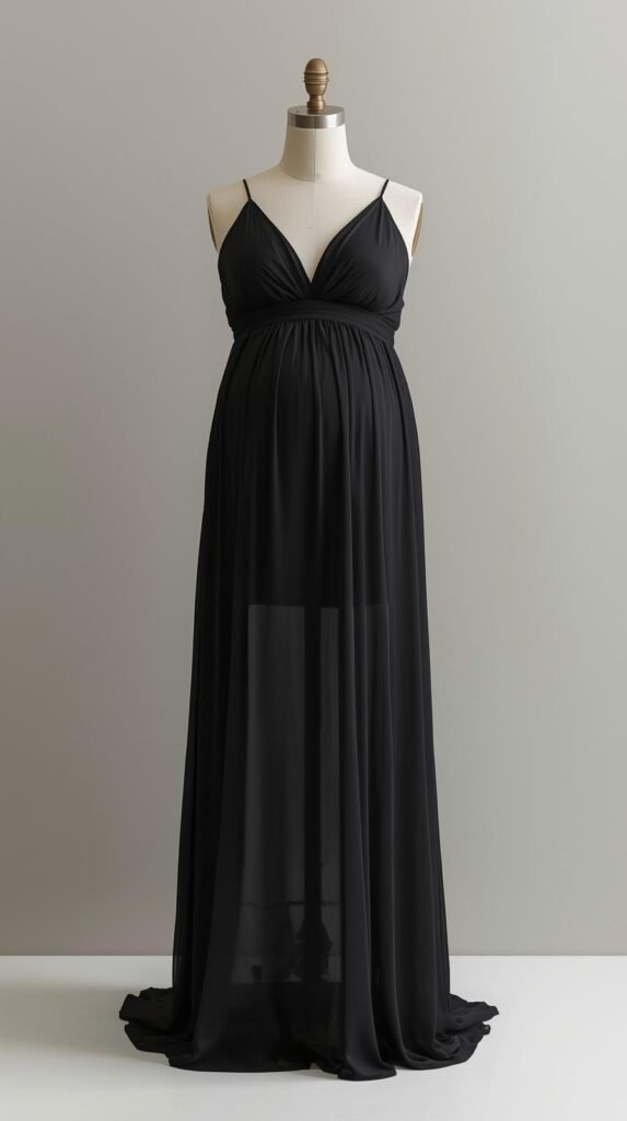 Maternity Dresses Maxi Gown Style (Elegant Floor-Length) by ZEEFAH Clothing and Tailoring in Islamabad