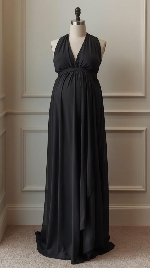 Maternity Dresses Maxi Gown Style (Elegant Floor-Length) by ZEEFAH Clothing and Tailoring in Islamabad