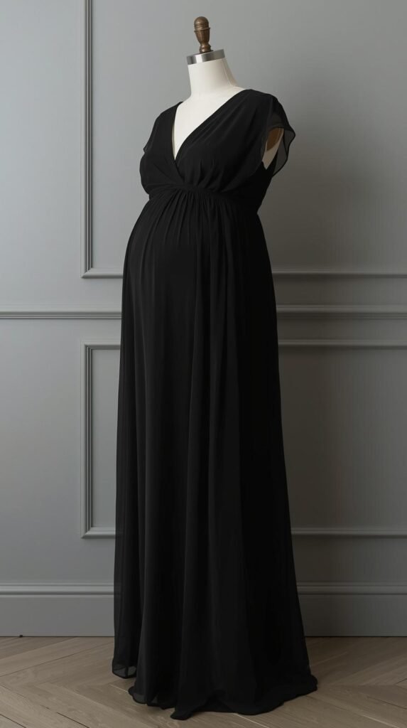 Maternity Dresses Maxi Gown Style (Elegant Floor-Length) by ZEEFAH Clothing and Tailoring in Islamabad