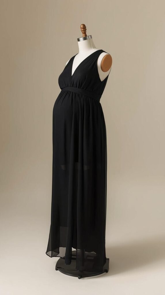 Maternity Dresses Maxi Gown Style (Elegant Floor-Length) by ZEEFAH Clothing and Tailoring in Islamabad