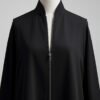 Open Front Abaya with Full Zip by ZEEFAH Clothing and Tailoring in Islamabad