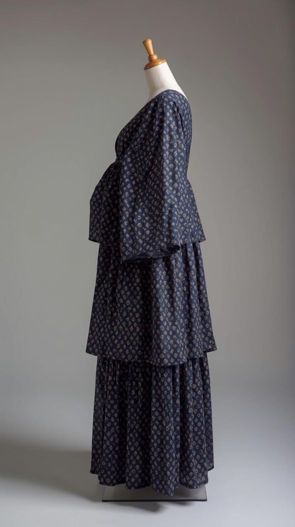 Maternity Dresses Tiered Peshwas Style (Maximum Volume) by ZEEFAH Clothing and Tailoring in Islamabad