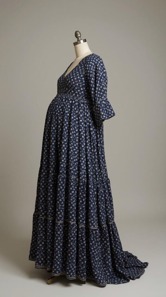 Maternity Dresses Tiered Peshwas Style (Maximum Volume) by ZEEFAH Clothing and Tailoring in Islamabad