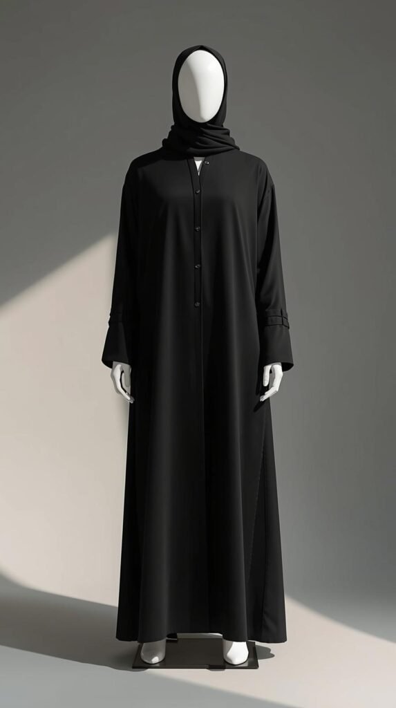 Traditional Full Closed Abaya - by ZEEFAH clothing and Tailoring in Islamabad (3)