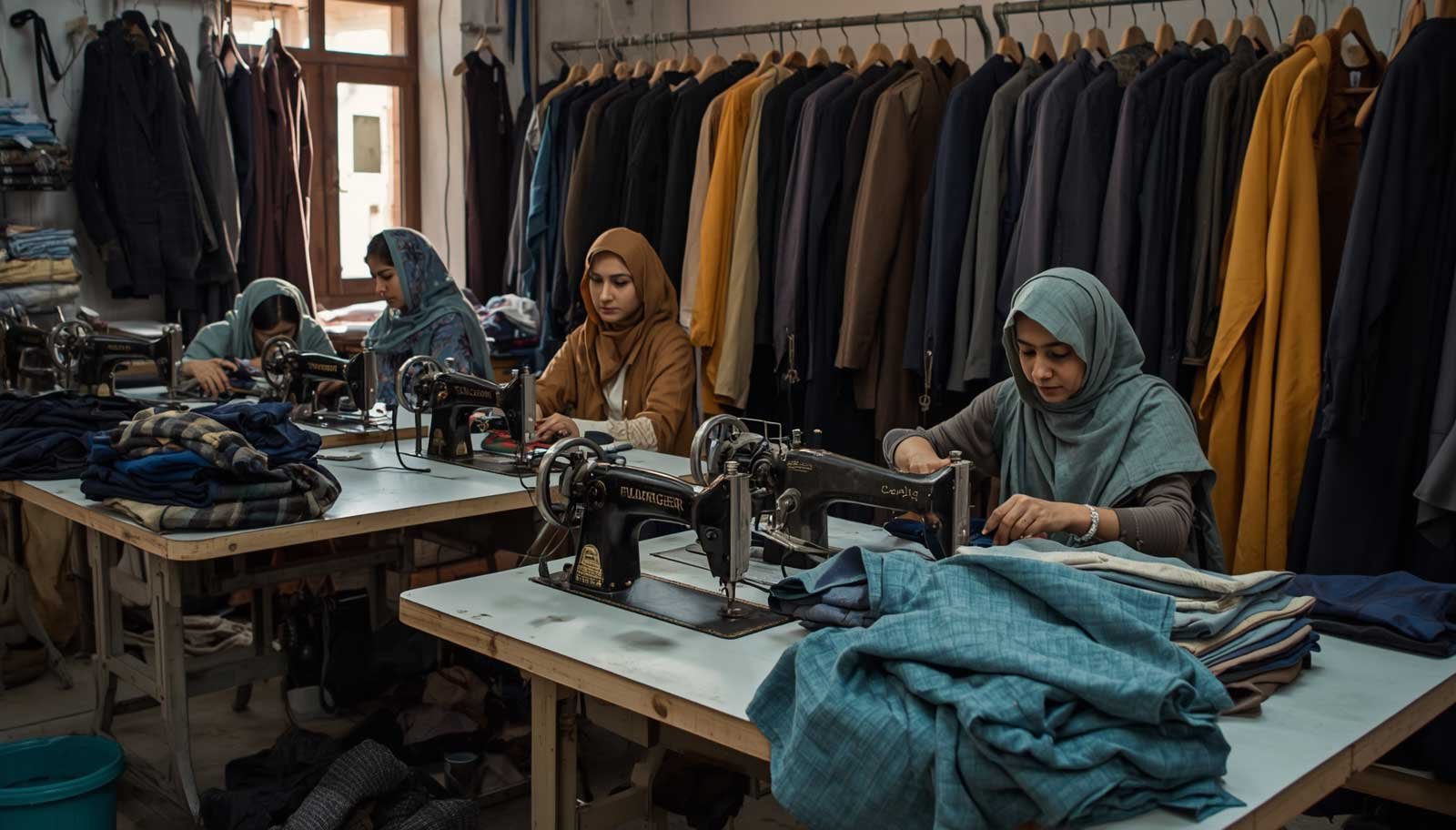 Bulk stitching services for clothing startups in Islamabad by ZEEFAH